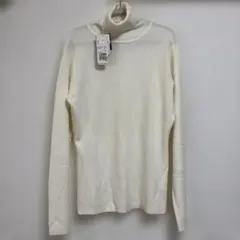 no.1703アイボリー タートルネックニット