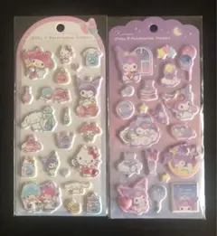 【正規品】ジュエルマシュマロステッカーズ　サンリオキャラクターズ&クロミ 2枚