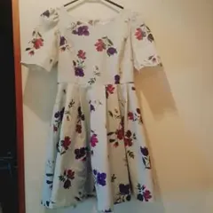 dazzlin フラワープリントワンピース