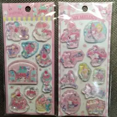 マイメロディ　ウォーターシール水シール2枚セット【海外正規品・ライセンス商品】