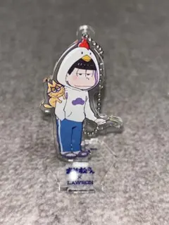 おそ松さん　松野一松　アクリルスタンドキーホルダー　ローソンコラボ