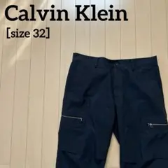 CK Calvin Klein カーゴパンツ ジッパーポケット ストレート