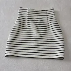 スナイデル　ストライプタイトミニスカート