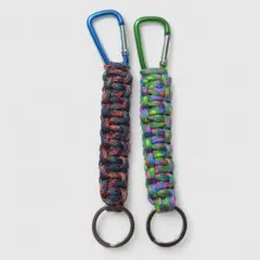 軽量　丈夫　パラコード　キーホルダー　2個セット