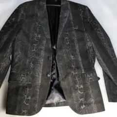 希少 去年完売モデル ZARA パイソン柄 デニムジャケット - メルカリ