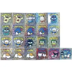 サンリオキャラクターズマンチョコ　シール　キティ　プリン　メロクロ　はぴだんぶい