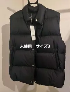 COMOLI ダウンベスト 23aw サイズ3 ブラック COMOLI (コモリ) ダウン ベスト