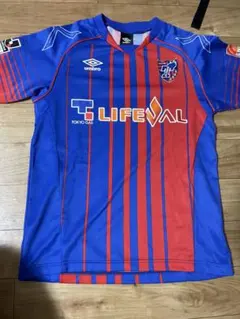FC東京　umbro サッカーウェア 青赤ストライプ Jリーグ　ユニフォーム