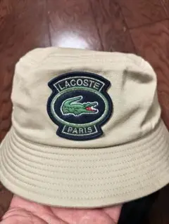 LACOSTE PARIS ハット　バケットハット　ベージュ　58のサムネイル