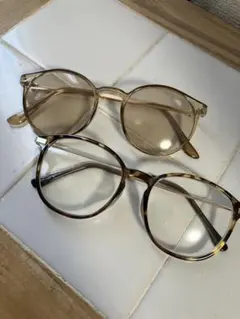 ダ*イ様 サングラス・UVカット伊達メガネ 2点セット