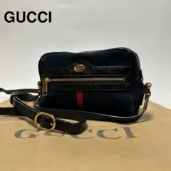 専用q76【美品】グッチ　オフィディア　スエード　ブラック　シェリー　ショルダー