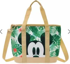 新品未使用☆ミッキー＆ミニー クーラーバッグ 2WAY トロピカルプランツ