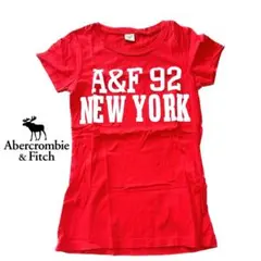 【Abercrombie&Fitch】NEW YORK レッド 半袖Tシャツ