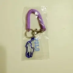Ralph Lauren 紫色スプリングデザインキーホルダー