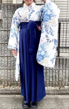 【値下げ】卒業袴セット 小学生　スイートマミー【髪飾り付き】