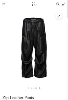 Jent Louis Leather Pocket Baggy Shorts M - メルカリ