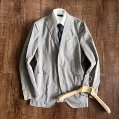 美品>BOGLIOLI dover リネン コットン ダブルジャケット 44 - メルカリ