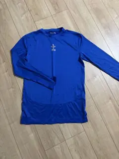 Heat+fose 青 長袖 アンダーシャツ