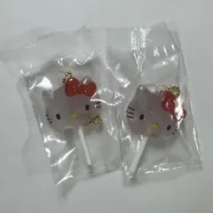 サンリオキャラクターズ　カラフルキャンディチャーム キティ（2つセット）