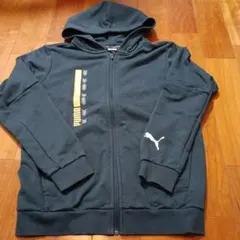 PUMA 紺　フルジップパーカー