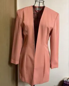 レディース　ジャケット　ピンク　レトロ　ヴィンテージ　パステルカラー　F