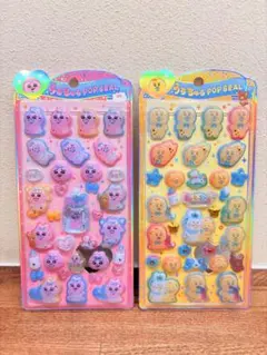 正規品　うるちゅるポップシール おぱんちゅ　んぽちゃむ