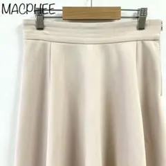 【MACPHEE】膝丈フレアスカート　ライトピンク　36