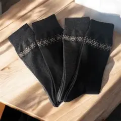 新品 未使用 メンズ ソックス 4足セット 黒 グレー ビジネス カジュアル