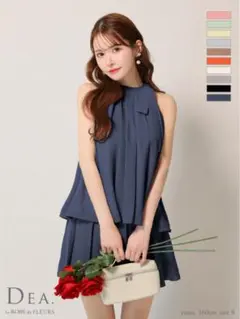 dea robe de fleurs 新作ドレス S ブルー irma rans - メルカリ
