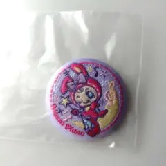 刺繍缶バッジ　ナルミヤキャラクターズ　メゾピアノ　ベリエちゃん