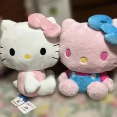 新品未使用 ハローキティ スーパーラージ ぬいぐるみ 平成ピンク 4点