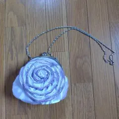 値下げバラデザイン パーティーバッグ サテン パープル