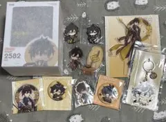 原神　鍾離　ねんどろいど　アクリルスタンド　缶バッジ　　ラバーストラップ
