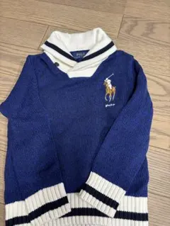 最終値下　Polo Ralph Lauren セーター 6 ネイビー