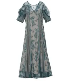 LADYパネルレースワンピース