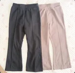 ２本セット　バースデイ　フレアパンツ　110 フタフタ　テータテート