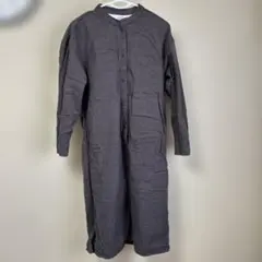 無印良品　ワンピース　ブラウン　XS〜S 長袖　シャツワンピ