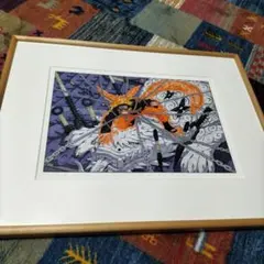 NARUTO ナルト シリアルナンバー付き 額装アート - メルカリ