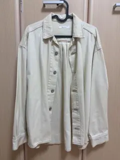 MOUSSY 長袖シャツ アイボリー