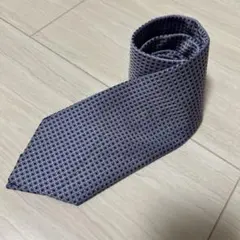 HERMES エルメス ネクタイ ネイビー系