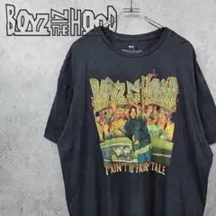 古着 ボーイズンザフッド ムービー Tシャツ ビッグロゴ ブラック XXL
