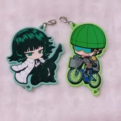 レア❗️ ワンパンマン ラバーストラップ ぶらりんく 地獄のフブキ 無免ライダー