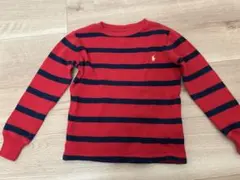 Polo Ralph Lauren 長袖カットソー 4T 赤 ネイビー サーマル