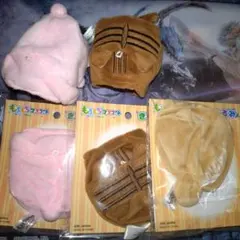 もちもちマスコット　きぐるみ　5個セット