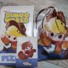 POP MART DIMOO WORLD PIXAR 巾着 カード セット
