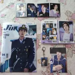BTSJIN クリアファイルポストカードステッカーメモキーホルダー