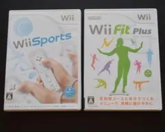 Wii ソフト 2本セット Wii Sports Wii Fit Plus