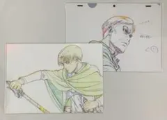 ☆進撃の巨人　クリアファイル　リヴァイ エルヴィン