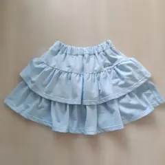 【新品】Jennie 水色 フリルスカート 150cm
