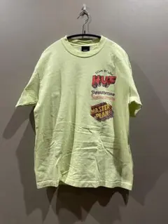 HUF ハフ MASTER PLAN T-SHIRTS LIME マスタープラン